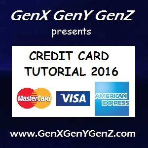 GenX Credit Card Tutorial