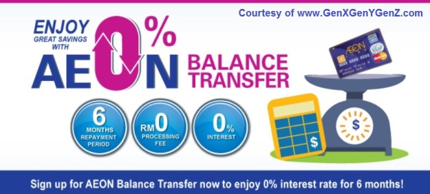 AEON Credit Balance Transfer 2016