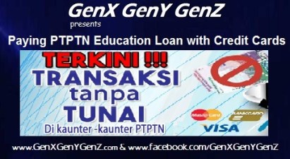 PTPTN Education Loans with Credit Cards