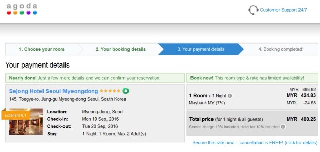 Agoda Sejong Hotel Seoul with Discount