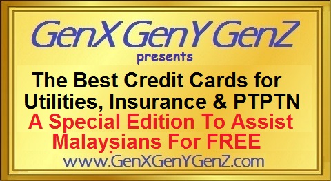 The Best Credit Cards in Malaysia for Insurance Utilty and PTPTN