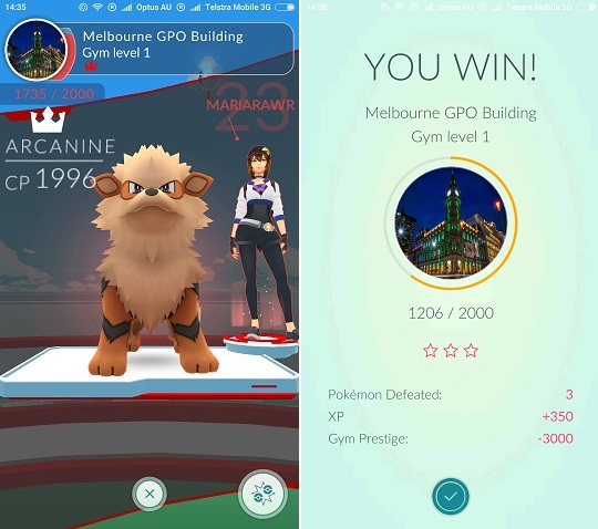 Pokemon Go Gym Melbourne