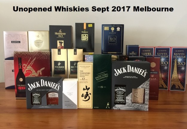 GenX Spirits Whisky Collection Melbourne 2018