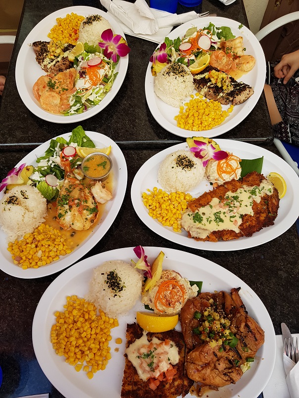 Blue Water Shrimp Honolulu Food Review