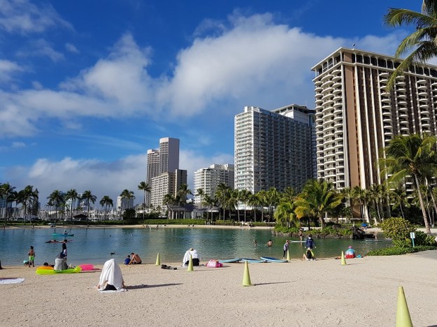 Hilton Hawaiian village beach 2