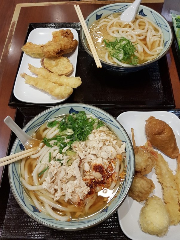 Marukame Udon Tempura ready to eat