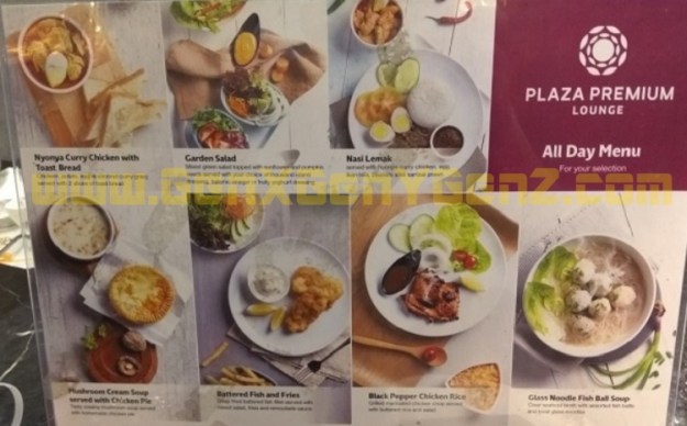 Penang Airport Plaza Premium Lounge Food