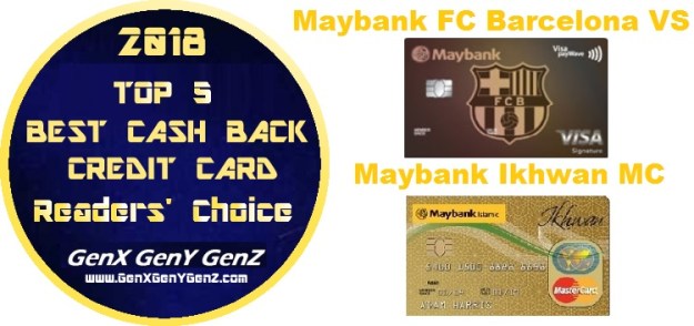 Readers Choice Top 5 Best Cash Back Credit Cards Malaysia