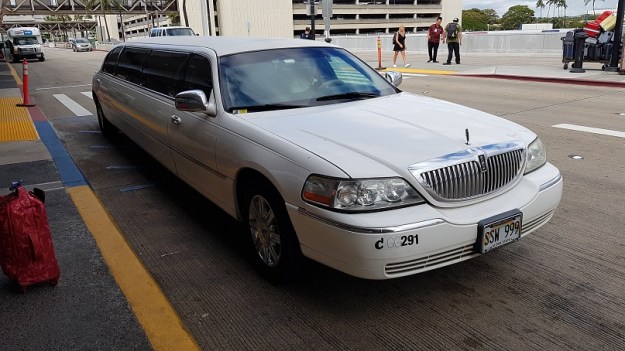 Stretch Limo ride to airport