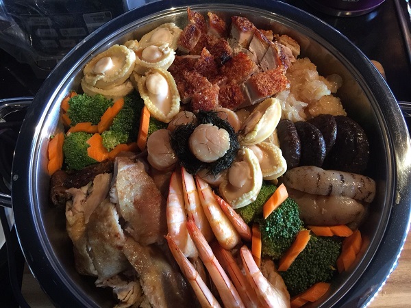 Poon Choi cooked with AMC Ptemium Cookware