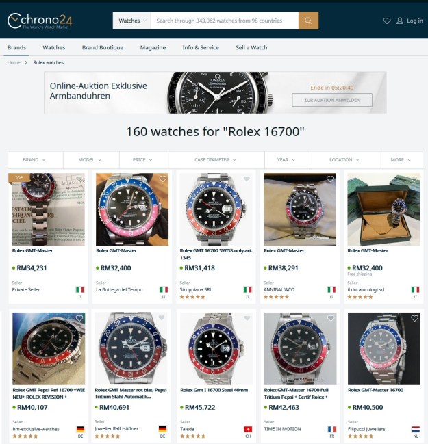 Rolex Pepsi GMT Master Price