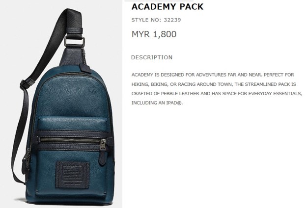 Coach Academy Sling Bag Black Price Malaysia.jpg