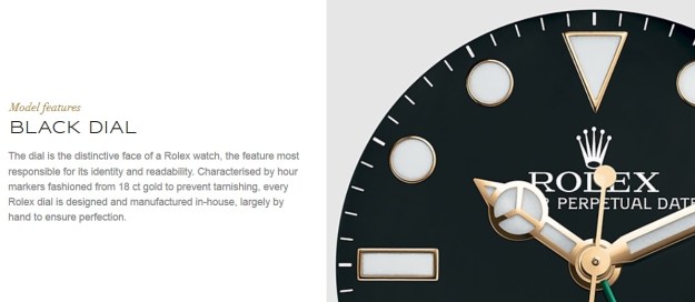 Rolex 18 ct Gold Dial