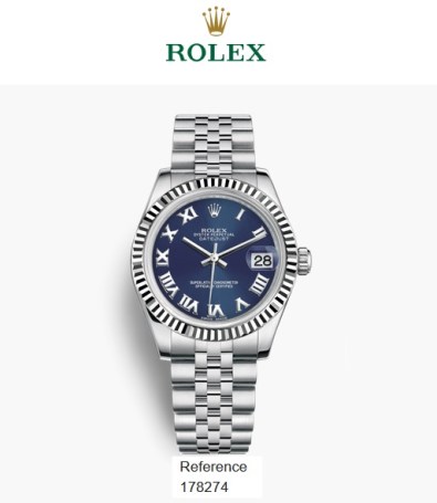 Rolex 31mm White Gold Fluted Bezel 178274