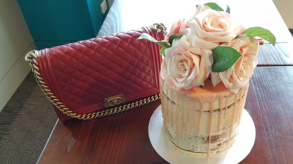 Birthday Cake 2018 with Chanel Boy Red