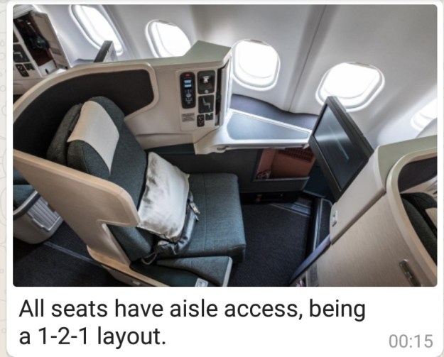 Cathay Pacific Airbus A330 Singapore to Hong Kong Business Class Top view.jpg