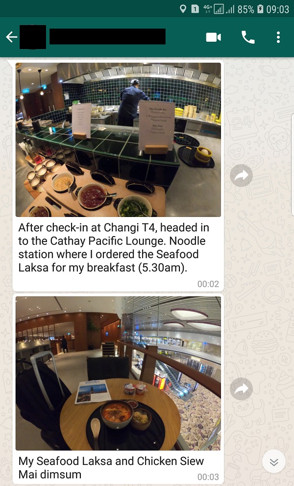 Cathay Pacific Business Class Lounge Singapore 1