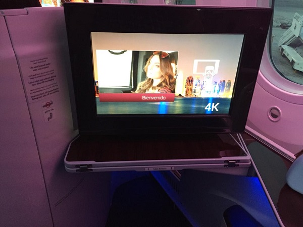 Qatar Airways Boeing 787 Doha to Bangkok Business Class 2