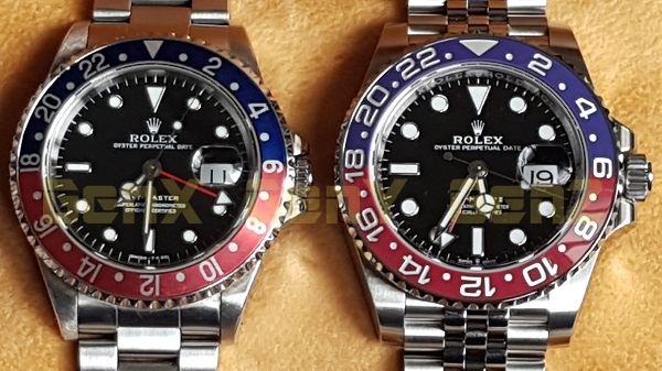 Rolex GMT Master Pepsi 16700 vs 126710BLRO 2018 Photo Review 3