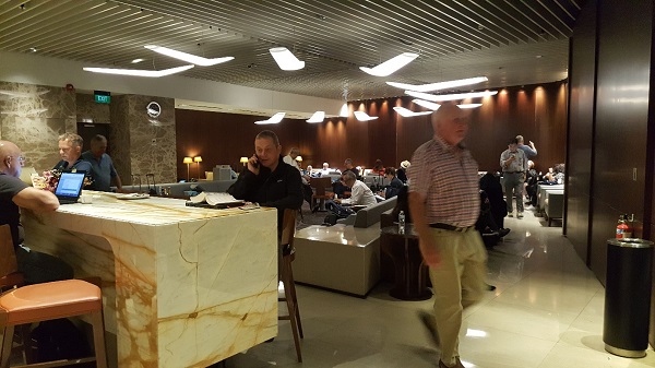 SilverKris Business Class Lounge changi T3 2