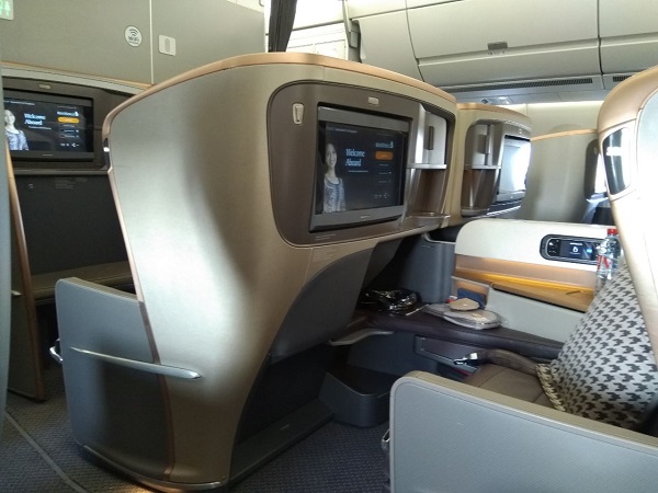 Singapore Airlines Business Class Airbus A350 Dusseldorf to Singapore 2