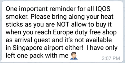 Singapore Airlines First Class to Paris Boeing 777 Message 3