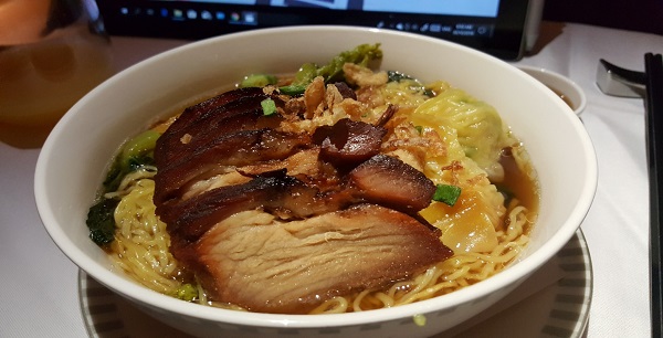 Singapore Airlines Food to South Africa 1