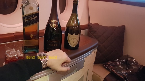 Singapore Airlines Suite Airbus A380 Melbourne to singapore Menu 4