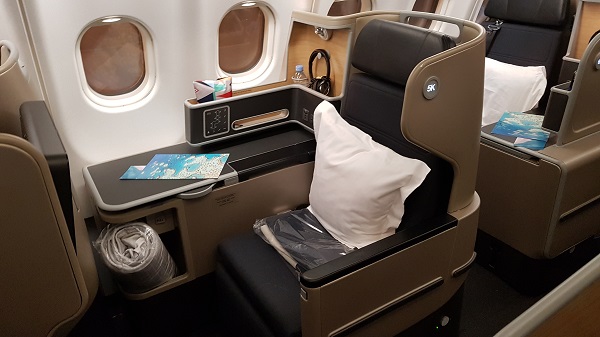Qantas Business Class Airbus A330 Singapore to Melbourne 3