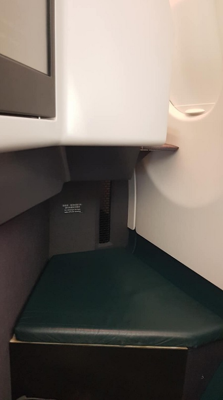 cathay pacific business class a330 delhi to hong kong 5