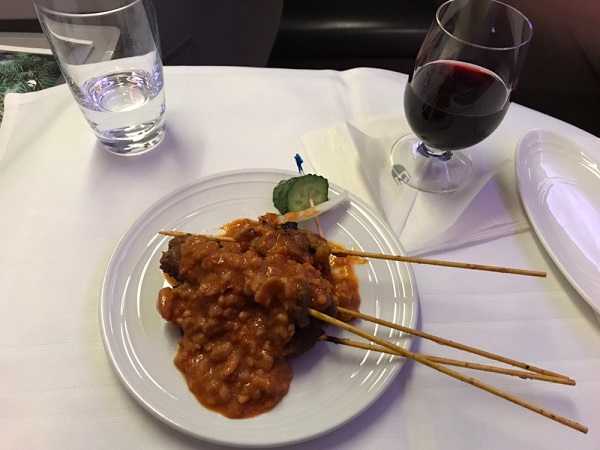 malaysia airlines business class beijing to kl food 1