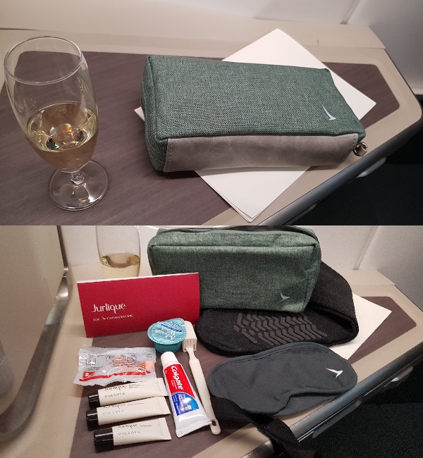 Cathay Pacific Business Class Airbus A350 Review Night Kit.jpg