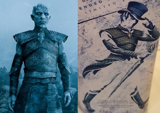 Game of thrones Jonnie Walker Limited Edition White Walker Same armor