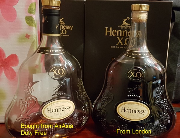 Hennessy XO and Remy Martin XO – Malaysia versus Europe. They Are