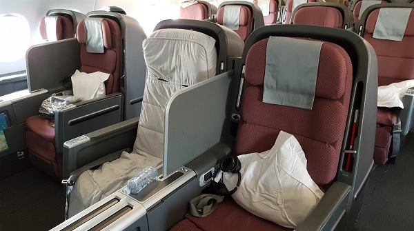 Qantas Airbus A300-800 Business Class Seat 2 2019