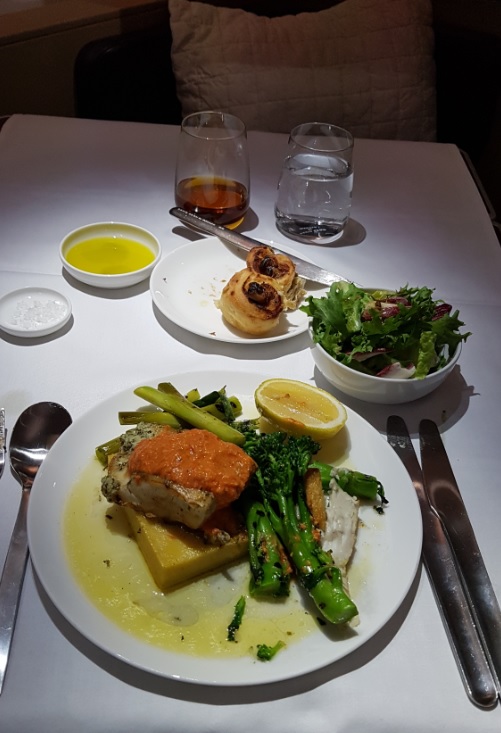 Qantas First Class Review Airbus A380 Food Drink Review 2019 3