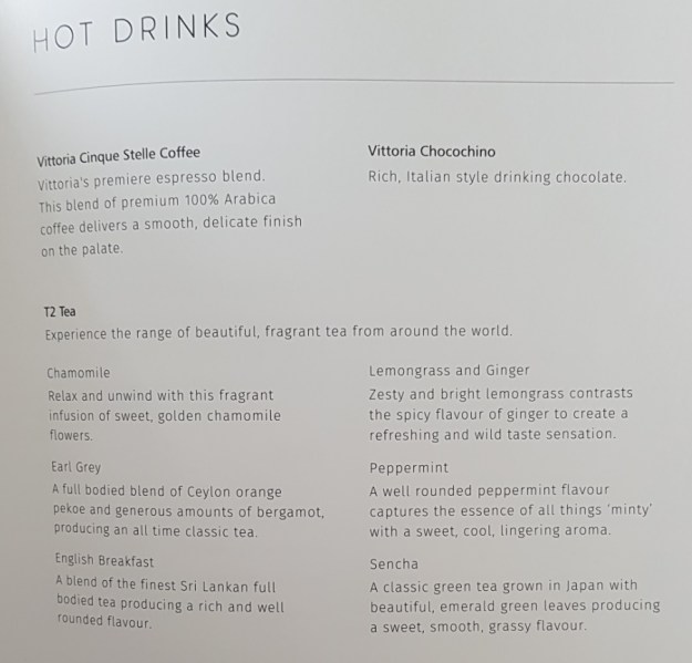 Qantas First Class Review Airbus A380 Menu In Flight 6