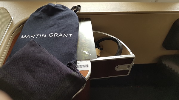 Qantas First Class Review Airbus A380 Seat 1A 2a