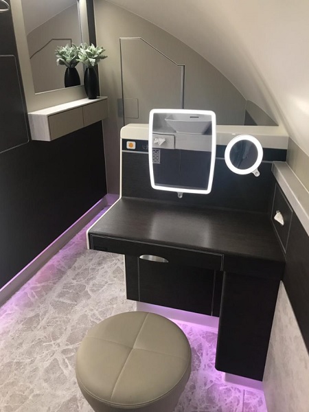 Singapore Airlines New Suite Airbus A380 Toilet 2