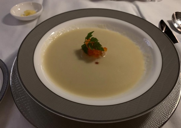 Singapore Airlines New Suite food In FLight Menu to Zurich 2
