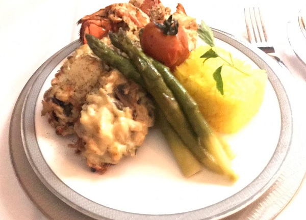 Singapore Airlines New Suite food In FLight Menu to Zurich 5