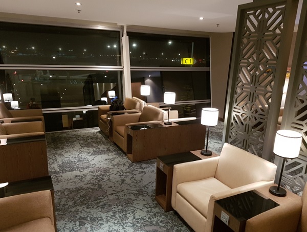 Malasia Airlines Business Class Golden Lounge KLIA 3