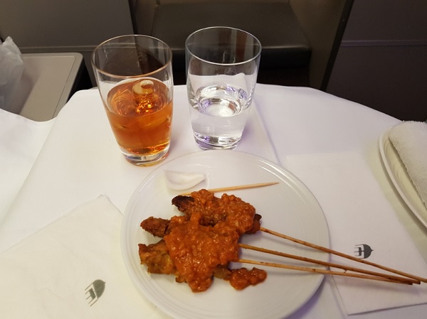 Malasia Airlines Business Class In Flight Menu Kl to Melbourne 6
