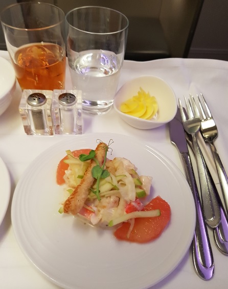 Malasia Airlines Business Class In Flight Menu Kl to Melbourne 7