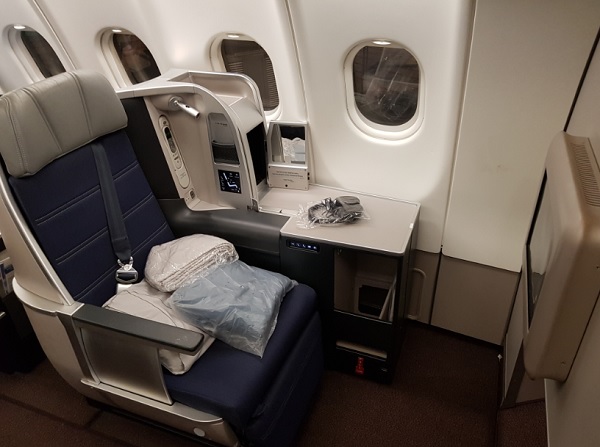 Malaysia Airlines Business Class Airbus A330 Seat 1A 1