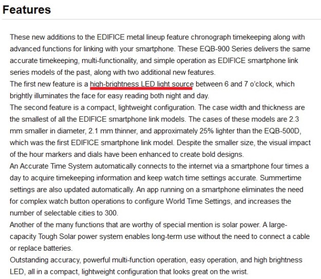 Casio Edifice Solar Bluetooth EQB 900 DB Blue LED Feature.jpg