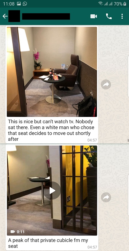 Singapore Airlines First Class Suite Lounge London 1