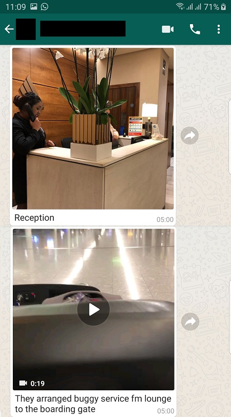 Singapore Airlines suite Class London Terminal 2 4