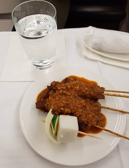 Business Class Malaysia Airlines Satay.jpg