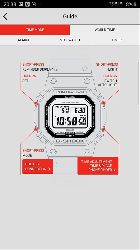 G Shock Connected App 1